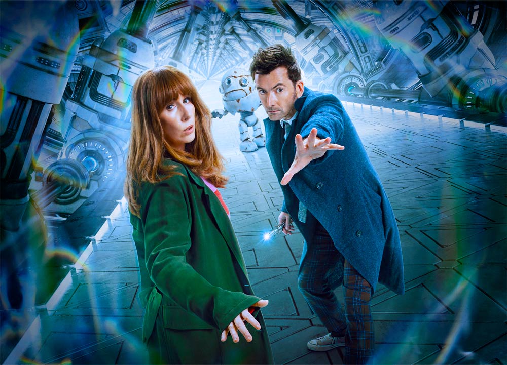 David Tennant and Catherine Tate in the poster for Wild Blue Yonder.