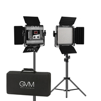 GVM 560AS Bi-Color LED Studio Video 2-Panel Light Kit |