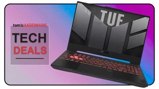 Tech Deals cover featuring an Asus TUF Gaming A15 gaming laptop.