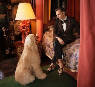 Tom Hiddleston in Gucci's new SS17 Cruise collection