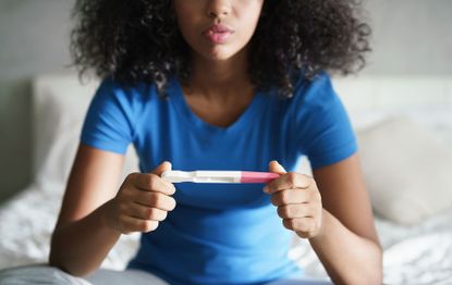 negative pregnancy test gone viral