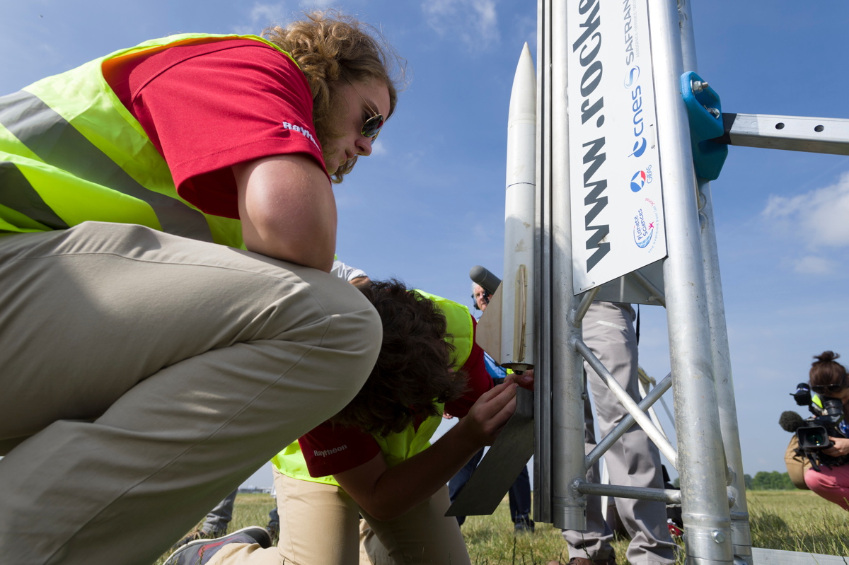 Russellville Team at the International Rocketry Challenge