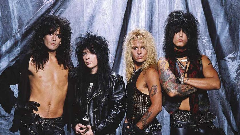 Motley Crue studio portrait