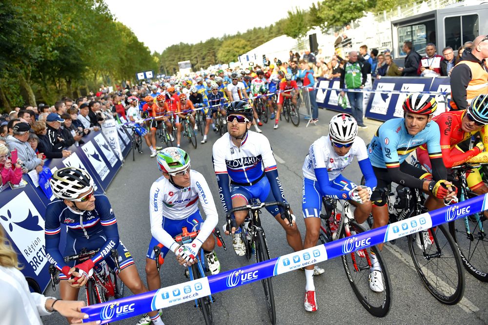 Peter Sagan (Slovakia) on the start line in France