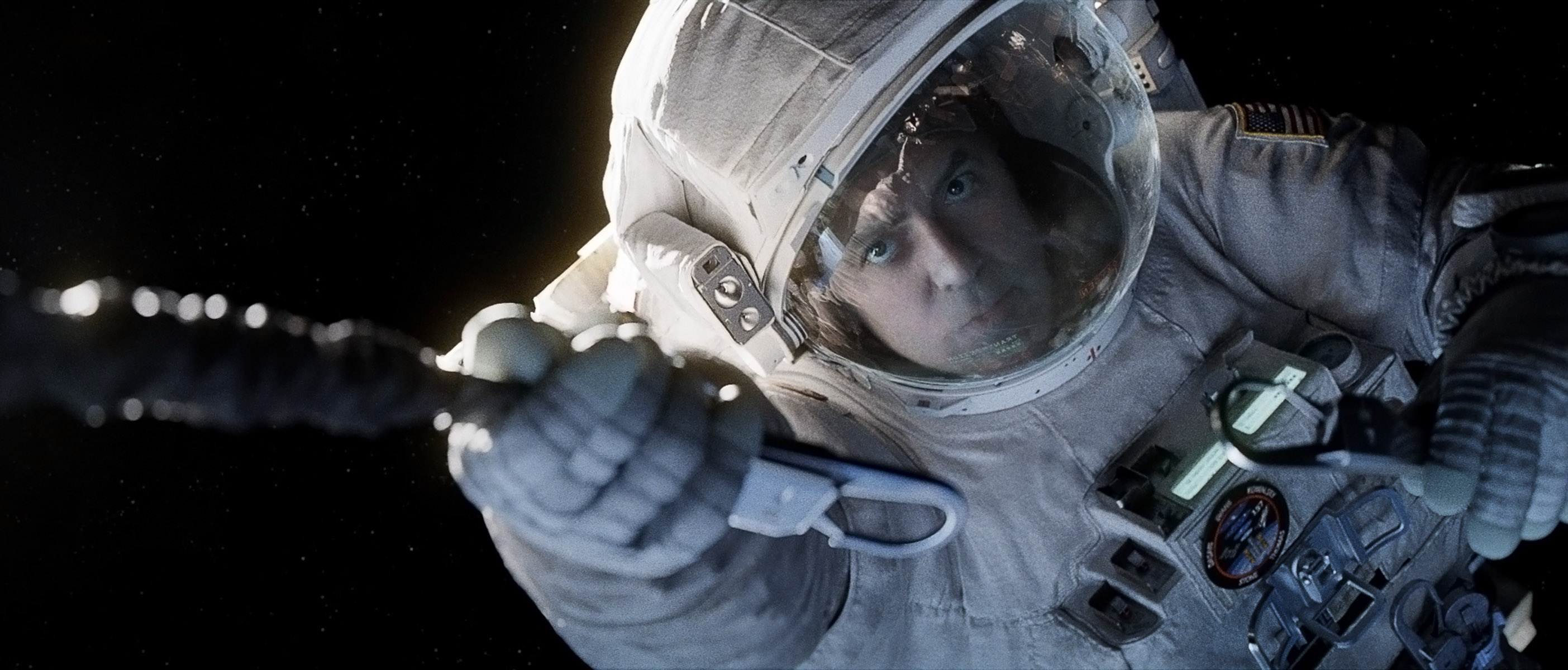 A Scene From Science-Fiction Thriller &#039;Gravity&#039;