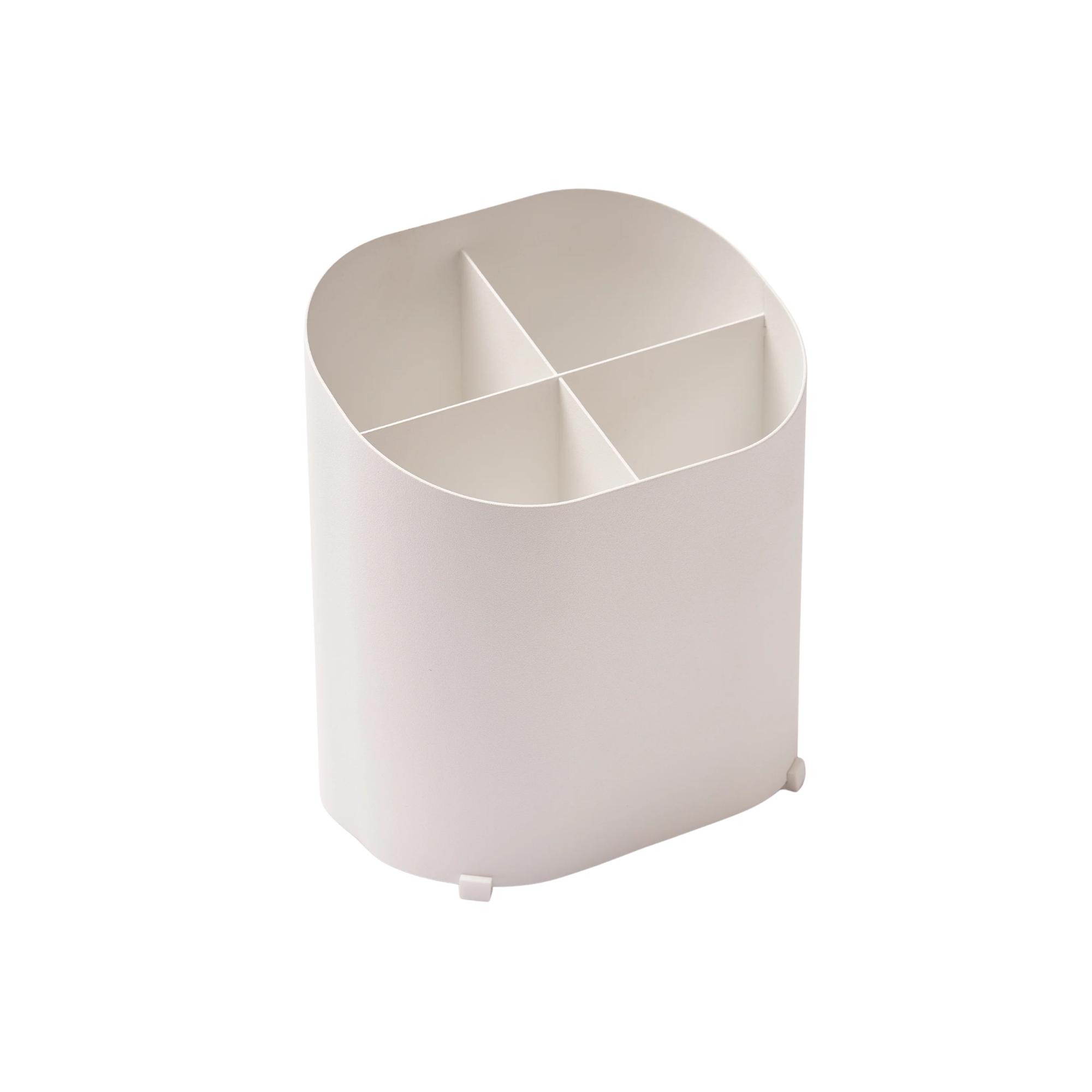 a white utensil holder