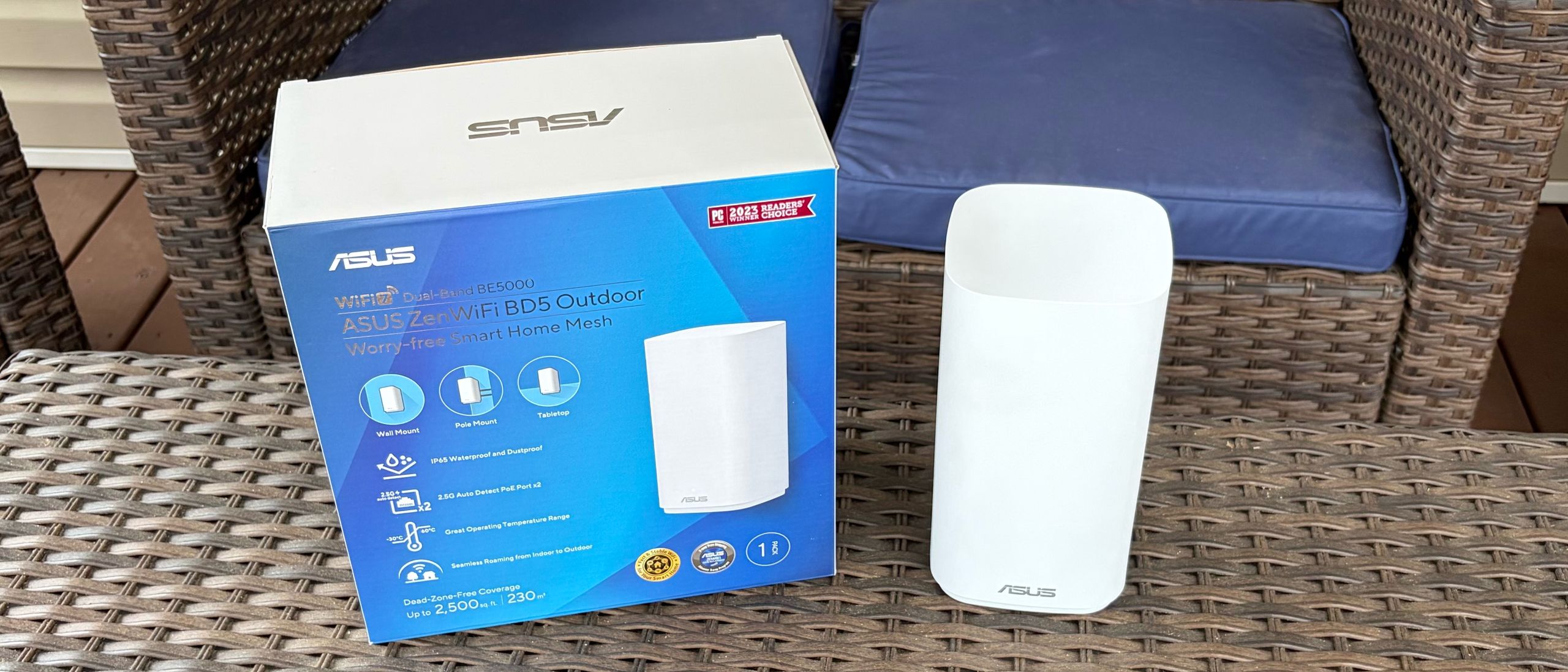 tomshardware.com - Brandon Hill - Asus ZenWiFi BD5 Outdoor Wi-Fi 7 extender review: Great outdoor wireless performance, as long as you use an Ethernet backhaul