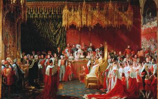 The Coronation of Queen Victoria in Westminster Abbey, 28 June 1838, by Sir George Hayter (1792?1871).