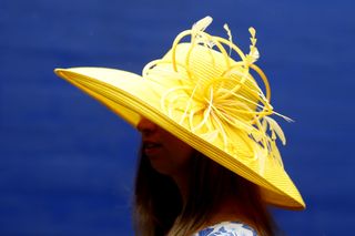 kentucky derby yellow hat