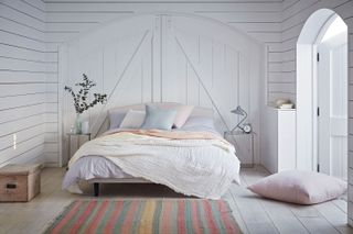 timber wall cladding bedroom