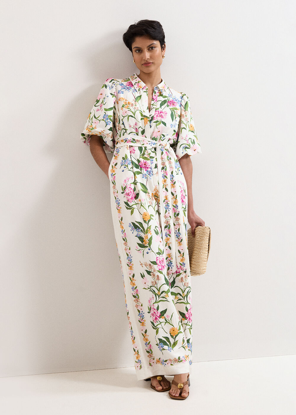 Camilla Floral Wide Leg Jumpsuit