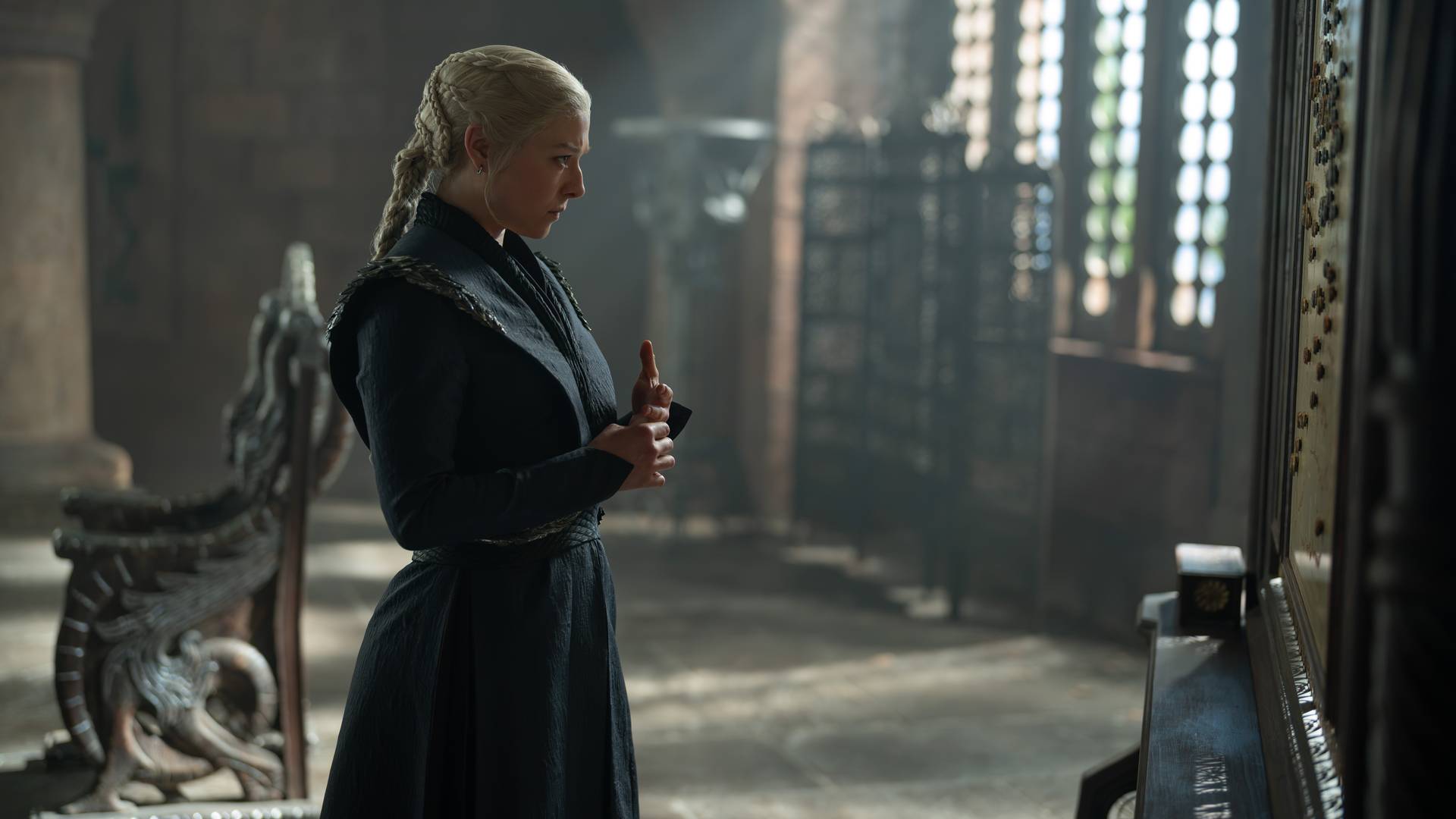 Emma D'Arcy as Rhaenyra Targaryen in House of the Dragon season 3