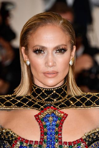 ennifer Lopez attends the Heavenly Bodies: Fashion & The Catholic Imagination Costume Institute Gala at The Metropolitan Museum of Art on May 7, 2018 in New York City