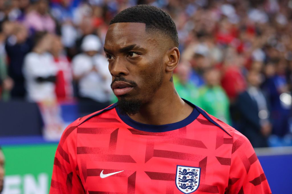 Ivan Toney of England during the UEFA EURO 2024 group stage match between Serbia and England at Arena AufSchalke on June 16, 2024 in Gelsenkirchen, Germany. (Photo by James Gill - Danehouse/Getty Images)