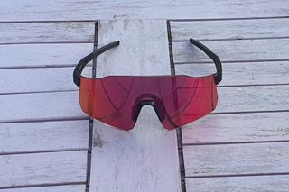 Image shows the Van Rysel Category 3 920s which are one of the best budget cycling sunglasses