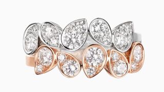 Stacking rings from the new Chaumet Joséphine Ronde d’Aigrettes collection