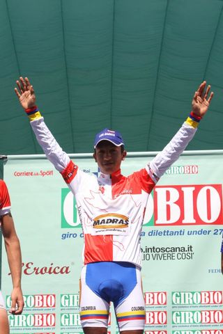 Colombian Cayetano Sarmiento (Colombian National Team) won the race overall.