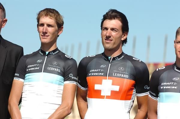 Andy Schleck and Fabian Cancellara (Leopard Trek)