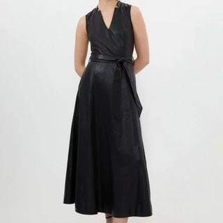 Karen Millen Faux Leather Dress