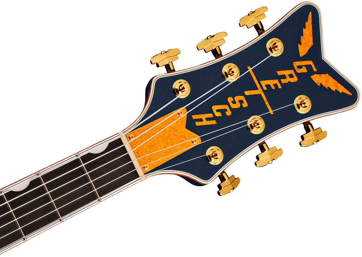 G6136TG Players Edition Falcon Hollow Body with String-Thru BigsbyGold Hardware Midnight Sapphire