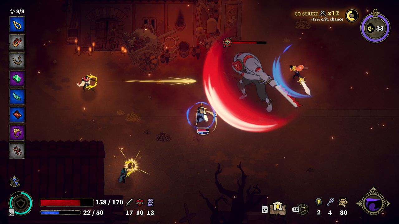 33 Immortals promotional gameplay screenshots.