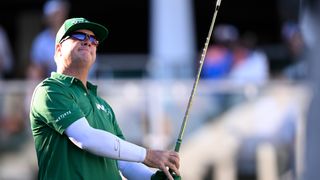 Charley Hoffman takes a shot at the WM Phoenix Open