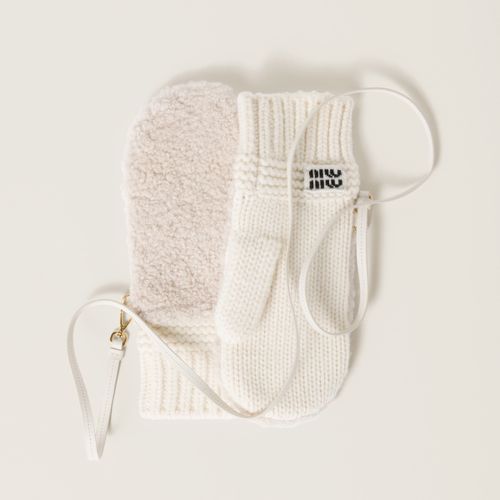 Wool, Cashmere and Shearling Mittens