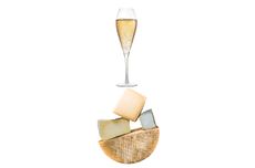 Champagne and cheese