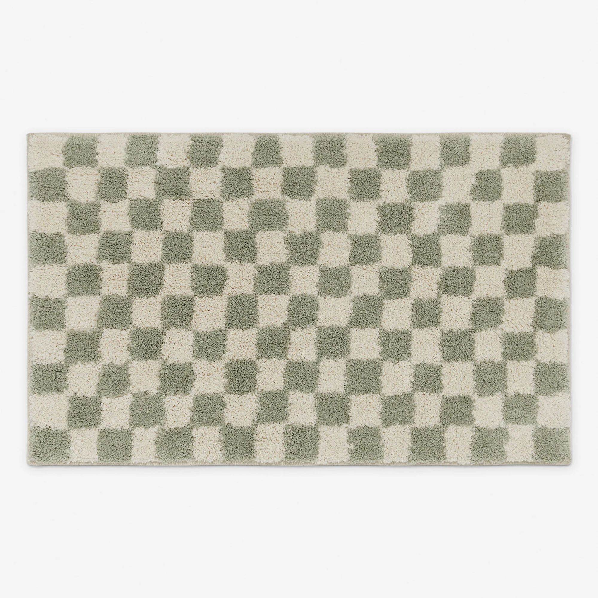 Checkerboard Bath Mat by Sarah Sherman