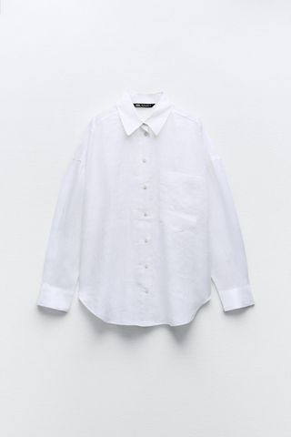 Zara, 100% Linen Shirt