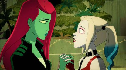 Harl and Ivy in Harley Quinn.
