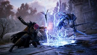 Throne and Liberty screenshot showing magical combat