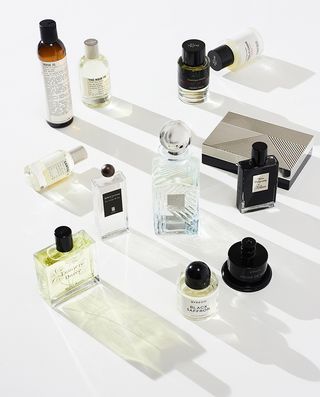 Variety of perfumes.