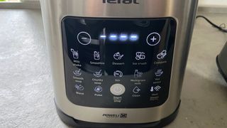 Control menu on the Tefal Perfectmix Blender