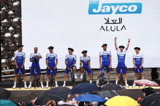 Team Jayco AlUla at this year's Tour de France