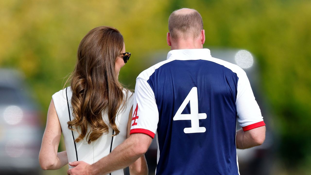 The Prince and Princess of Wales attend The Royal Charity Cup in 2022