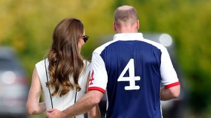 The Prince and Princess of Wales attend The Royal Charity Cup in 2022