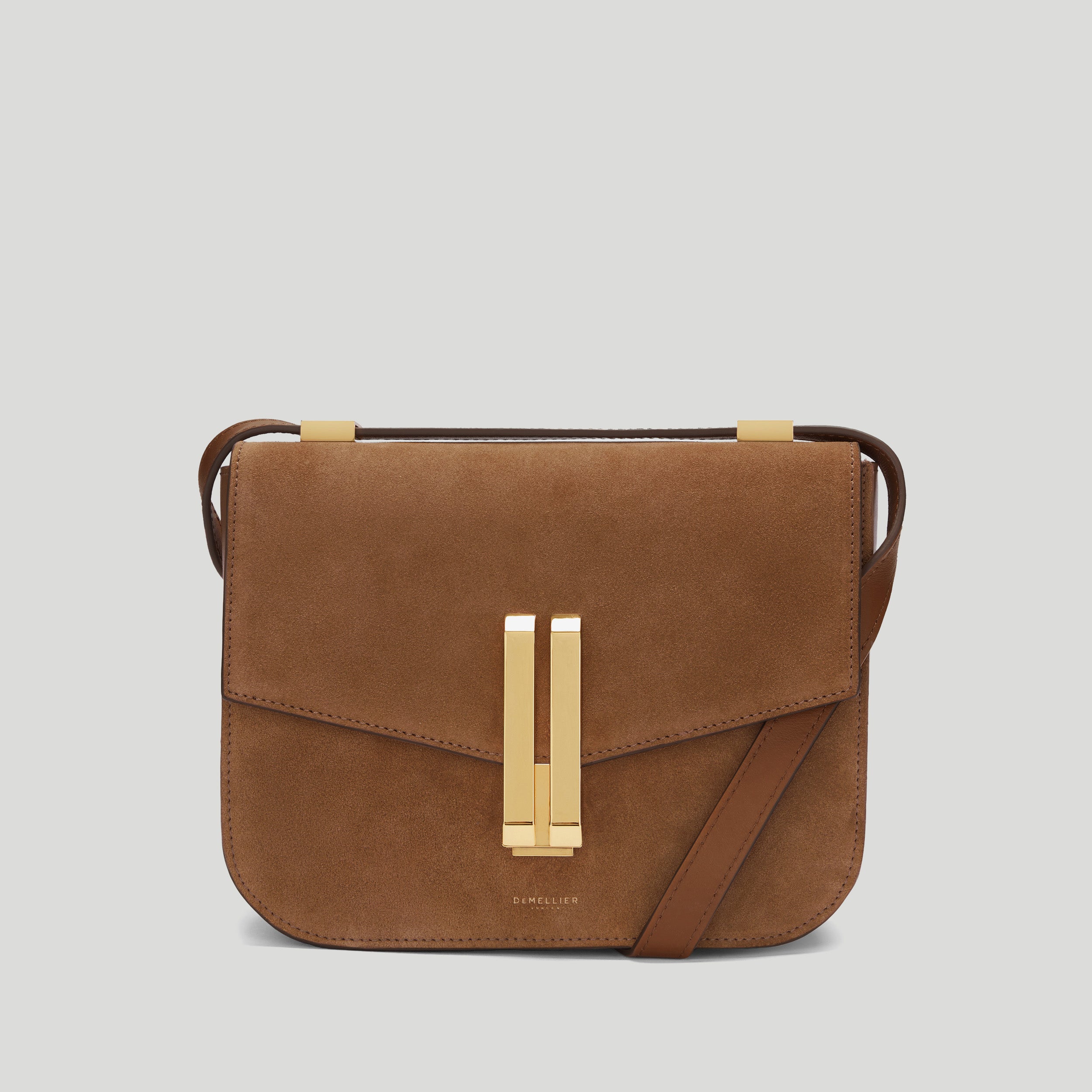 The Vancouver | Deep Tan Suede & Tan Smooth | Demellier