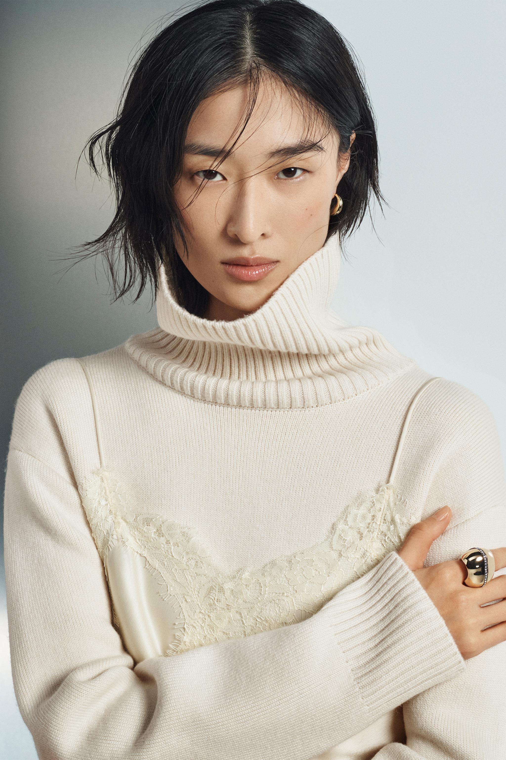 Wool High Neck Jumper