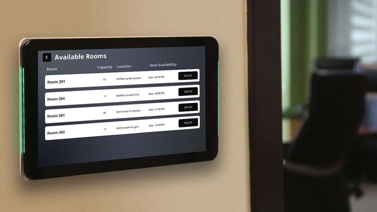 Visix is now shipping version 3.8 of its Connect meeting room sign with expanded administrative controls, more on-screen features, and UI workflow and design enhancements.