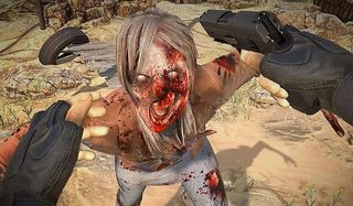A zombie attacks in Arizona Sunshine