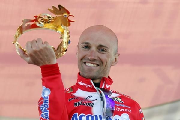 Stefano Garzelli, king of the 2010 Plan de Corones mountain time trial.
