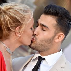 hollywood, california july 22 britney spears and sam asghari attend sony pictures once upon a time in hollywood los angeles premiere on july 22, 2019 in hollywood, california photo by axellebauer griffinfilmmagic