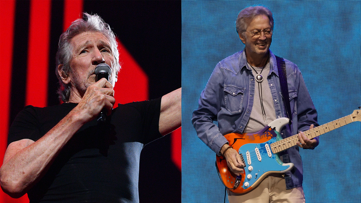 Roger Waters and Eric Clapton