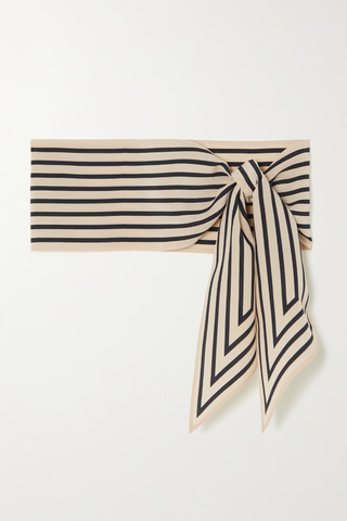 Toteme Stripe Silk Scarf