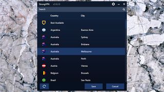 StrongVPN Windows App Locations