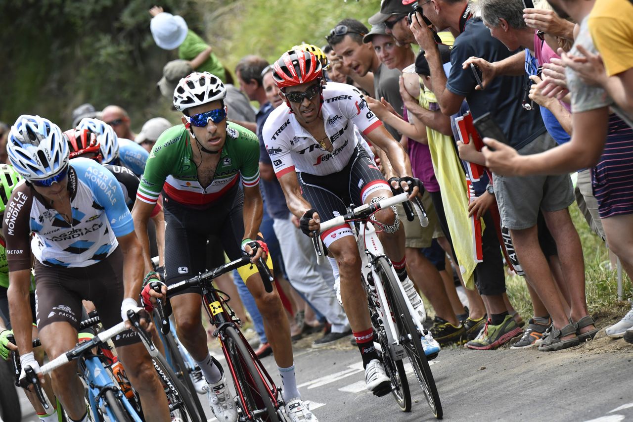 Fabio Aru and Alberto Contador