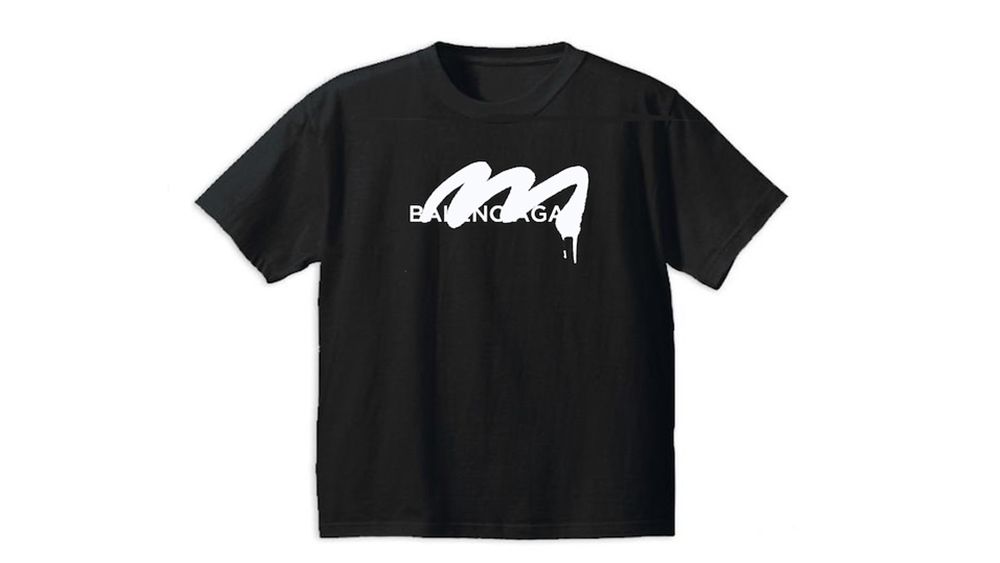 Balenciaga / Balehengana logo on a T-shirt