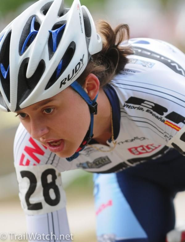 Frances Morrison (Wheelhouse) on a short descent