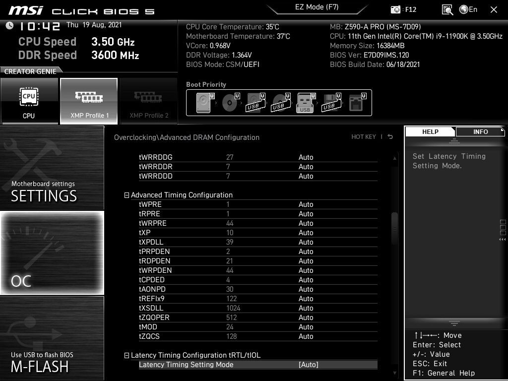 MSI MAG Z590-A Pro